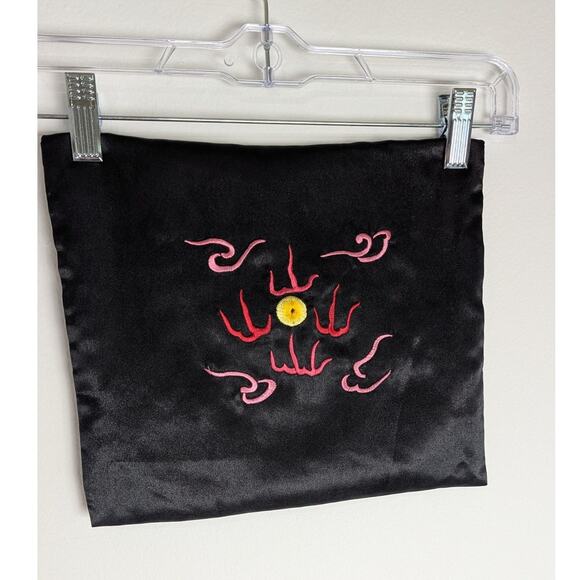 Complete set Bloomingdales embroidered kimono robe VTge deadstock 80's 90's NWOT - Picture 9 of 16